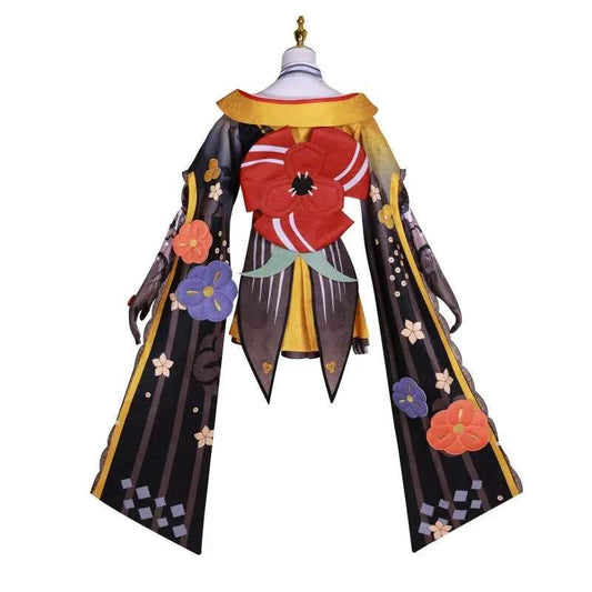 Chiori Cosplay Costume Wigs Boots Shoes Metal Accessories Women Costume Full Set Carnival Party Costume