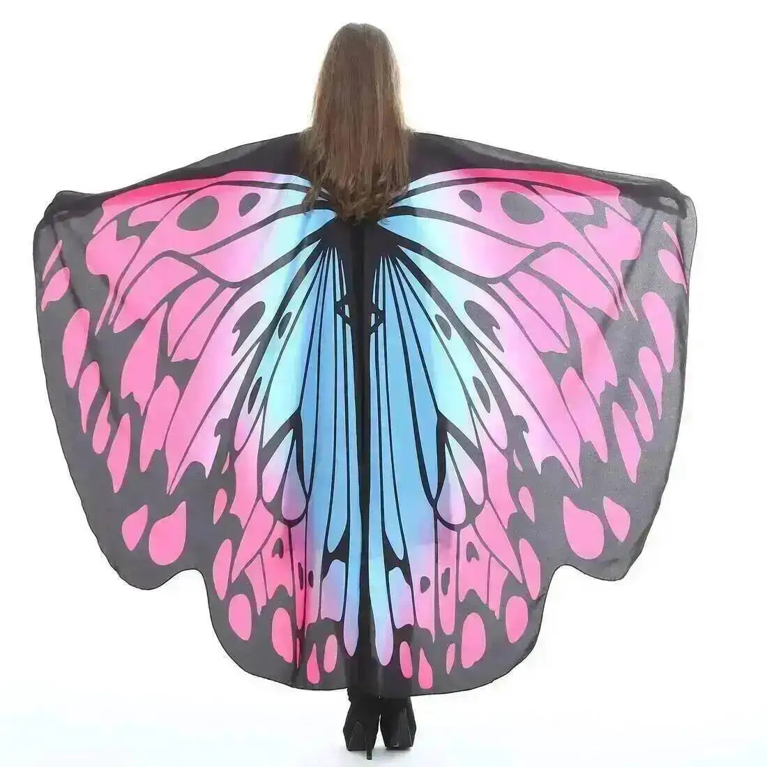 Adult Butterfly Wings Cape for Women Cosplay Costume