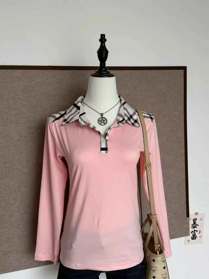 Pink T shirts Punk Top Sweet Girl Emo Letter Stripe Gothic Long sleeves Women Clothing Vintage Graphic Tee Aesthetic Y2K T shirt