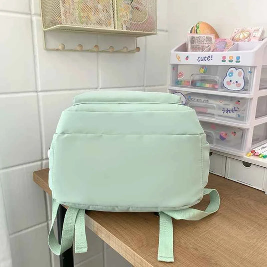 New Female Fashion Men High Capacity Waterproof College Backpack Trendy Women Laptop School Bags Cute Girl Travel Book Bag Cool