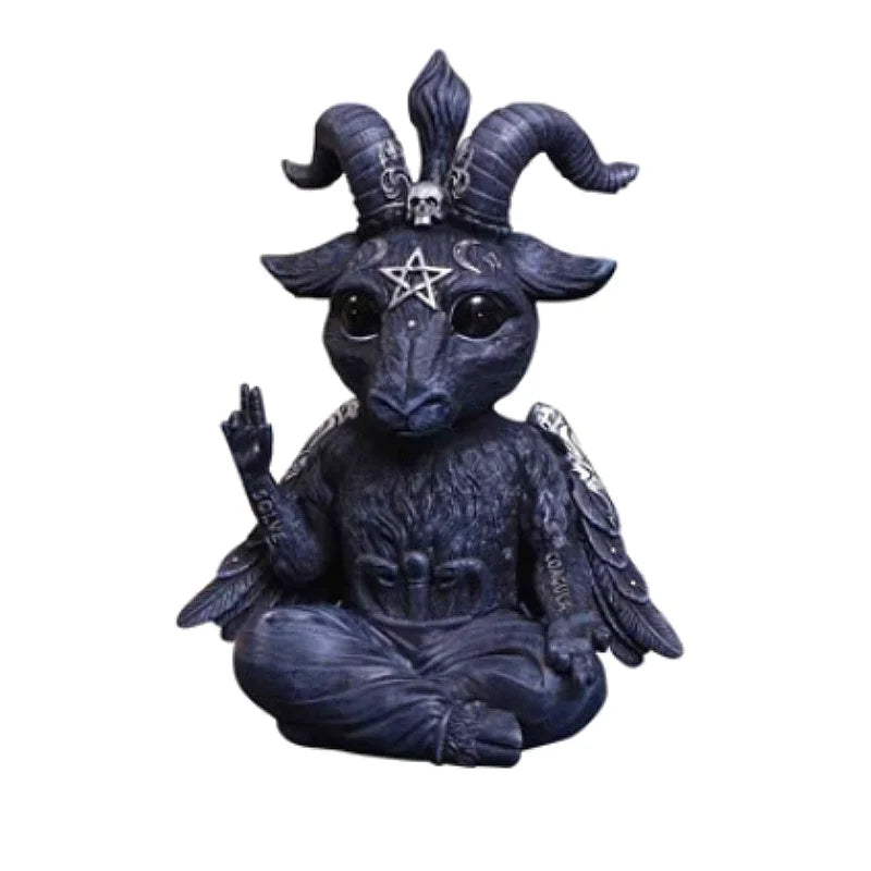 1pc Halloween Magic Black Dragon Snake Griffin Unicorn Mysterious Witches Statue Home Decor Figurine Christmas Desk Ornaments