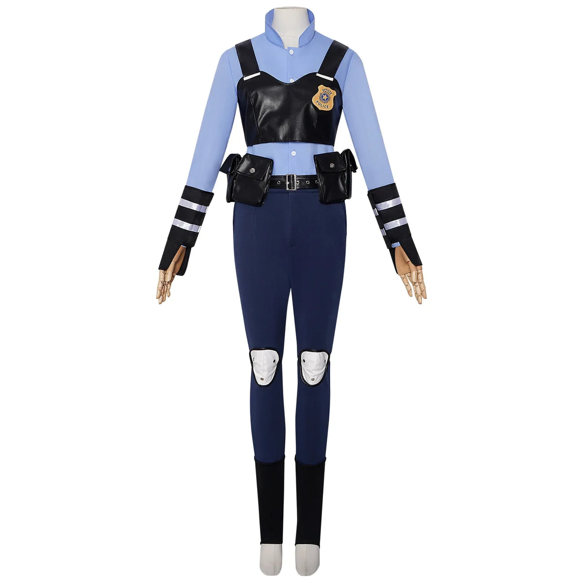 Zootopia Judy Hopps Police Uniform | Kids Adults Cute Cosplay Costume, Halloween Carnival Themed Party Outfit