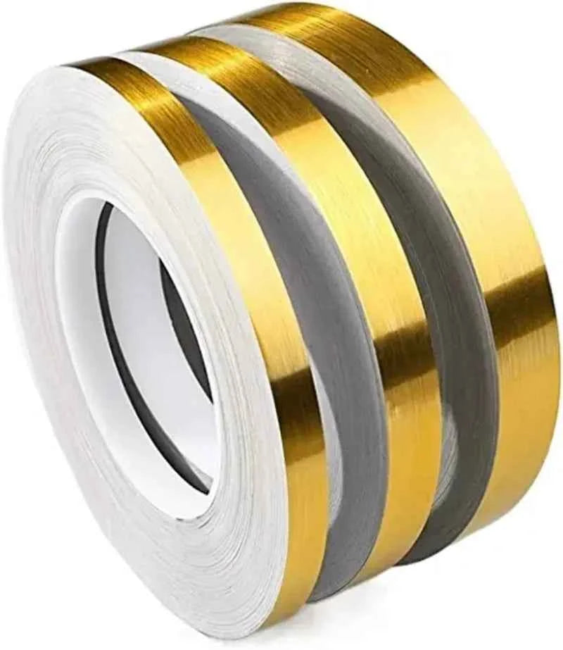 New 50M Gold Black Self-Adhesive Tile Stickers Tape Floor Waterproof Wall Gap Sealing Strip Tile Beauty Seam Sticker Home Decor