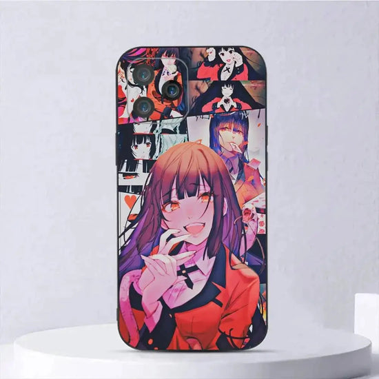 1pc Japanese Anime Kakegurui Jabami Yumeko Phone Case Silicone Soft For IPhone 17 Air 16 15 14 13 12 11 Plus Pro Max Plus SS69 11.69 For IPHONE 13 / z3