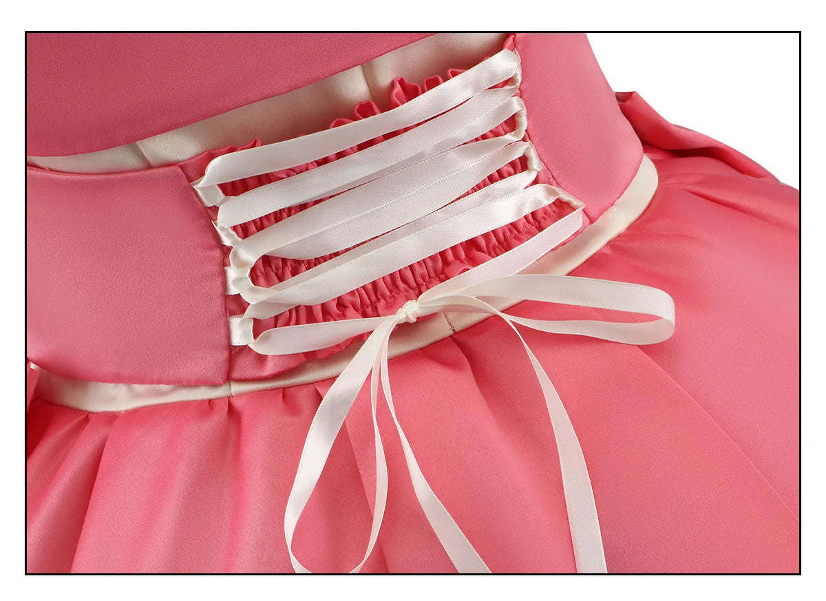 Lily Barrier Identity V Cheerleader Cosplay Costume Pink Women's Uniform