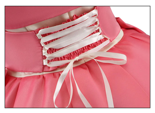 Lily Barrier Identity V Cheerleader Cosplay Costume Pink Women's Uniform