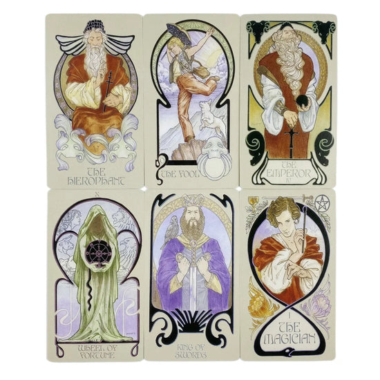 Ethereal Visions Illuminated Tarot Cards A 80 Deck Oracle English Visions Divination Edition Borad Playing Games SS69