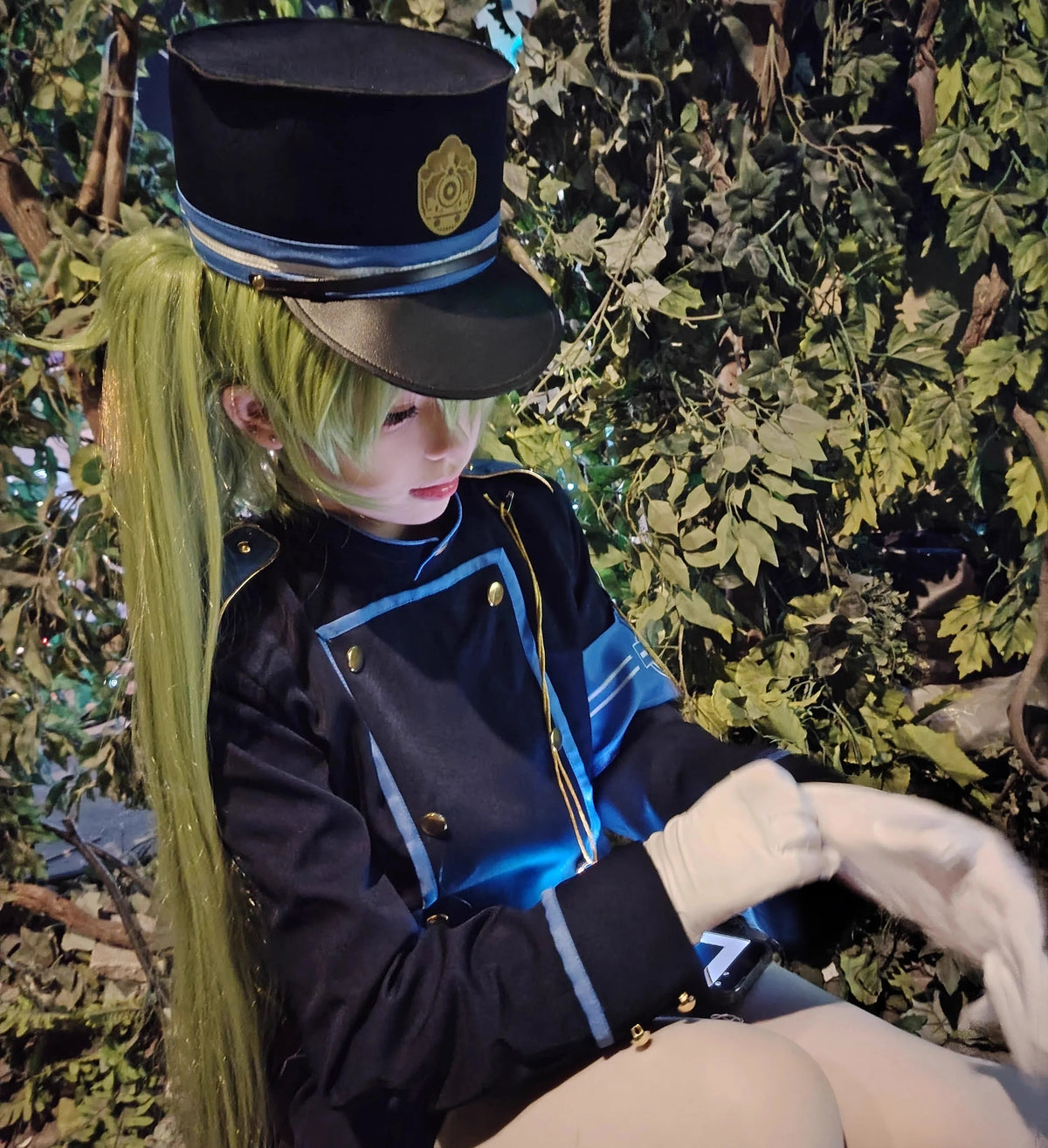 Game Blue Archive Tachibana Nozomi Cosplay Costume Wig Shoes Hikari Cosplay Highlander Railroad Academy Role Play Uniform Prop SS69