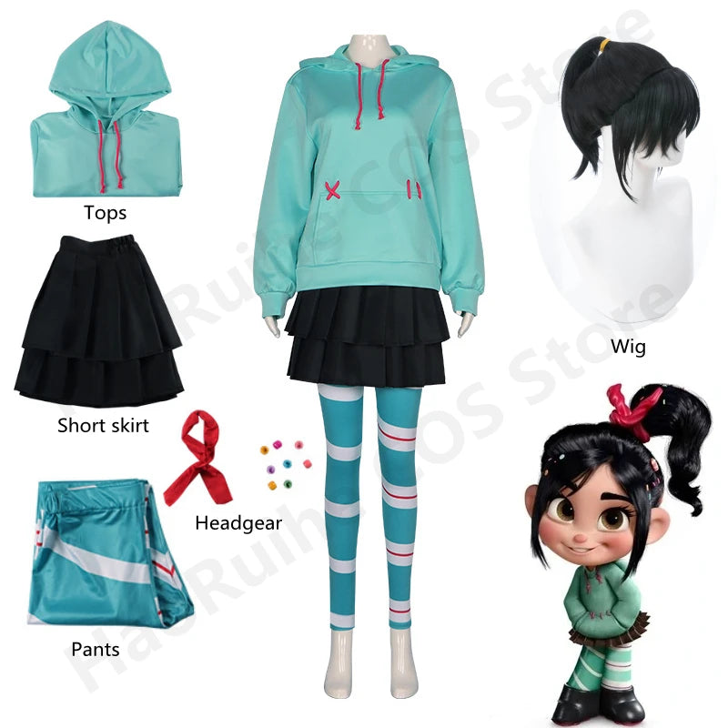 Anime Vanellope Von Schweetz Cosplay