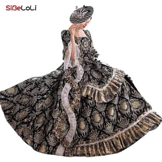 New Victorian Masquerade Ball Gown for Women, 18th Century, Marie Antoinette Costume, Historical Theater Clothing, Party Dress