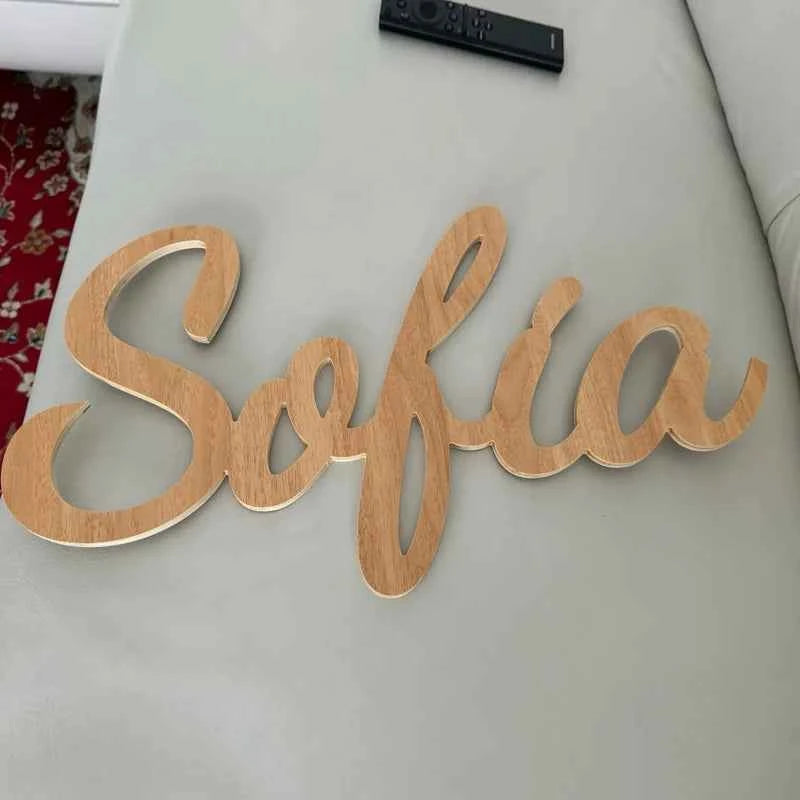 Wooden Name Sign Custom Name Sign Personalized Nursery Decor Wall Decor Name Sign for Nursery