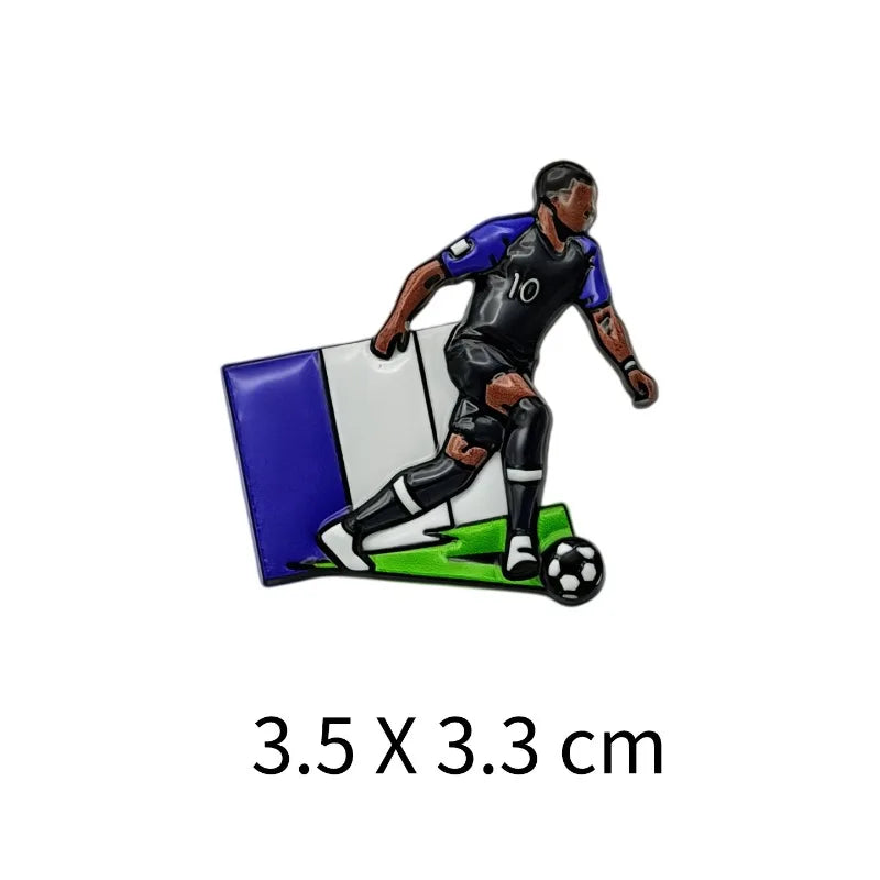 2026 World Cup Soccer Player Enamel Pin Badge for Bags & Clothes