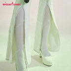 Miccostumes Women's Anime Cosplay Jumpsuit with Choker & Stockings