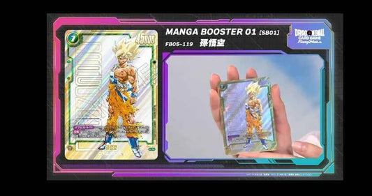 Bandai Dragon Ball Manga Booster 01 Fusion World Series TCG Game Card 40th Anniversary Version Anime Collectibles Trendy Toy