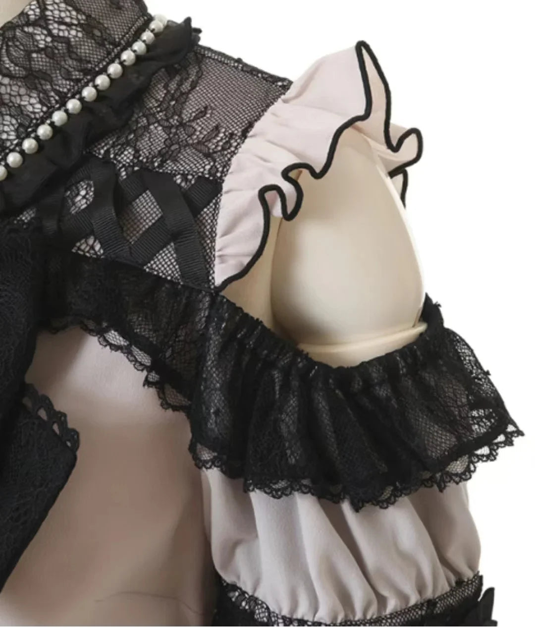 Japanese Liz Mine Women's Shirt Summer Off Shoulder Big Bow Short Sleeve Top Cute Girl BlousesHigh Waist Skirt 2 Piece Skirt Set SS69