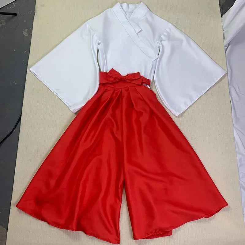 Iori Utahime Cosplay Costume Girls  Kimono Suits Woman Tops Dress Halloween Party Iori Utahime outfits headwear for comic con