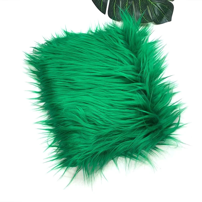 Faux Fur Fabric 8cm Long Pile Cosplay Patchwork Sheet