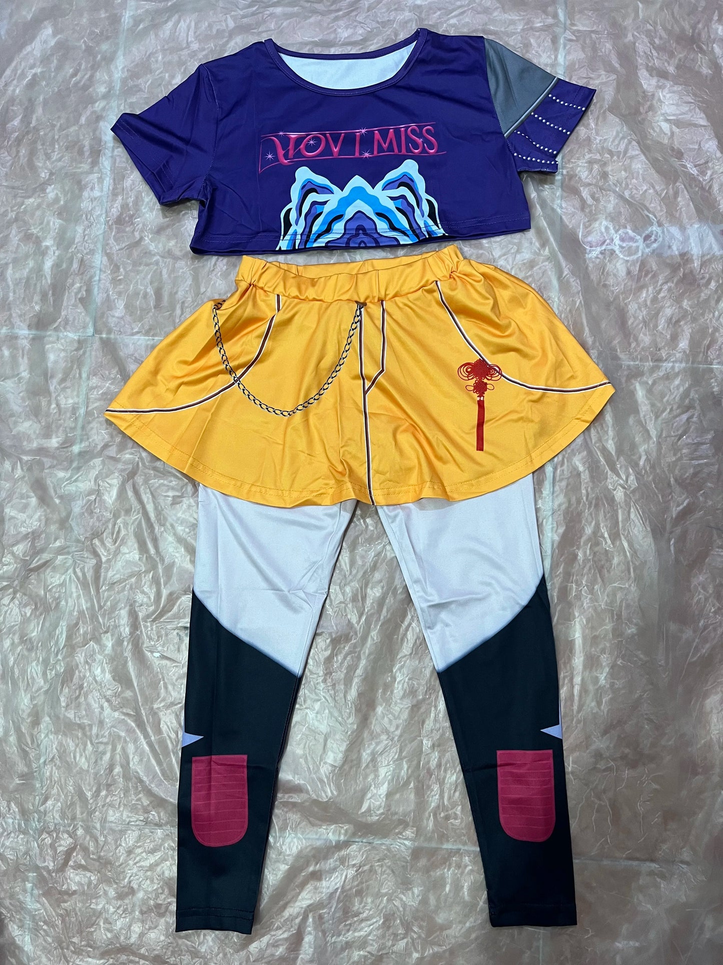 Daliclown Kids Anime Idol Singer Cosplay Costume Performance Outfit
