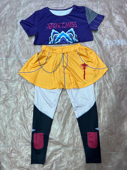 Daliclown Kids Anime Idol Singer Cosplay Costume Performance Outfit