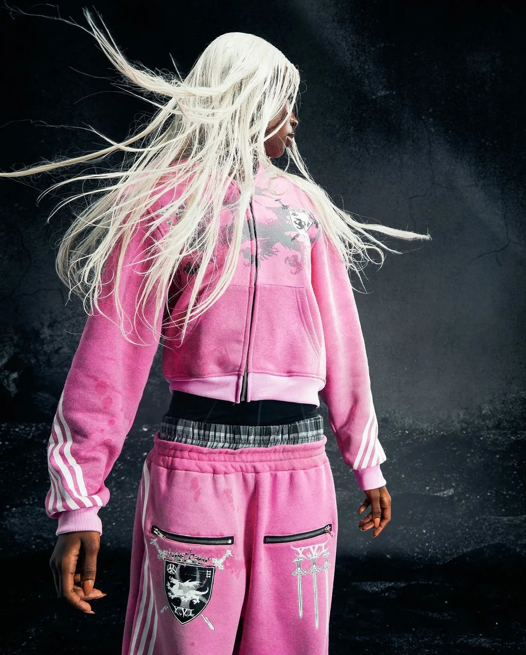 Winter Street Trendsetters Wear Long Sleeved Hoodies, Dark Gothic High Street Printed Clothes, Streetwear Oversized Sweatshirts SS69