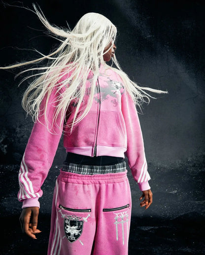 Winter Street Trendsetters Wear Long Sleeved Hoodies, Dark Gothic High Street Printed Clothes, Streetwear Oversized Sweatshirts SS69