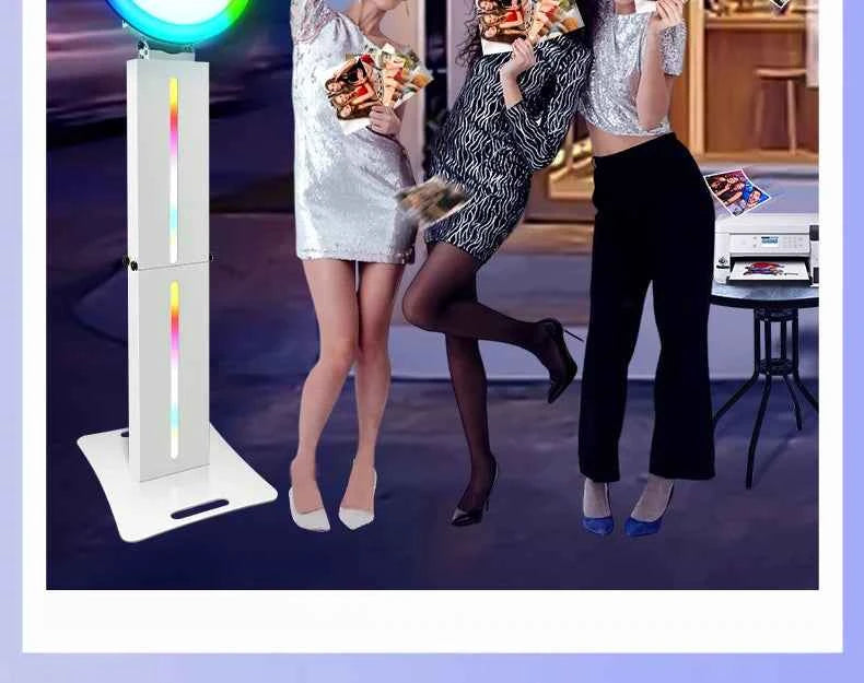 Photo Booth Machines Wedding For iPad 10.5'' 11'' 12.9'' 13'' 12.3'' ipad Photobooth with 2 Panels 9.7 Selfie Photo Booth