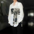 Traditional Japanese Kimono Yukata Obi Belt Crane Floral Printed Haori Belt Brocade Jacquard Waistband Shirt  Decor Accessories