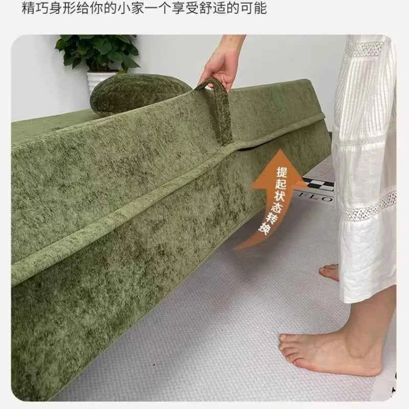 Living Room Sofas Vacuum Compression Sofa Pure Sponge Single Multifunctional Foldable Special Shaped Sofa Bed Furniture