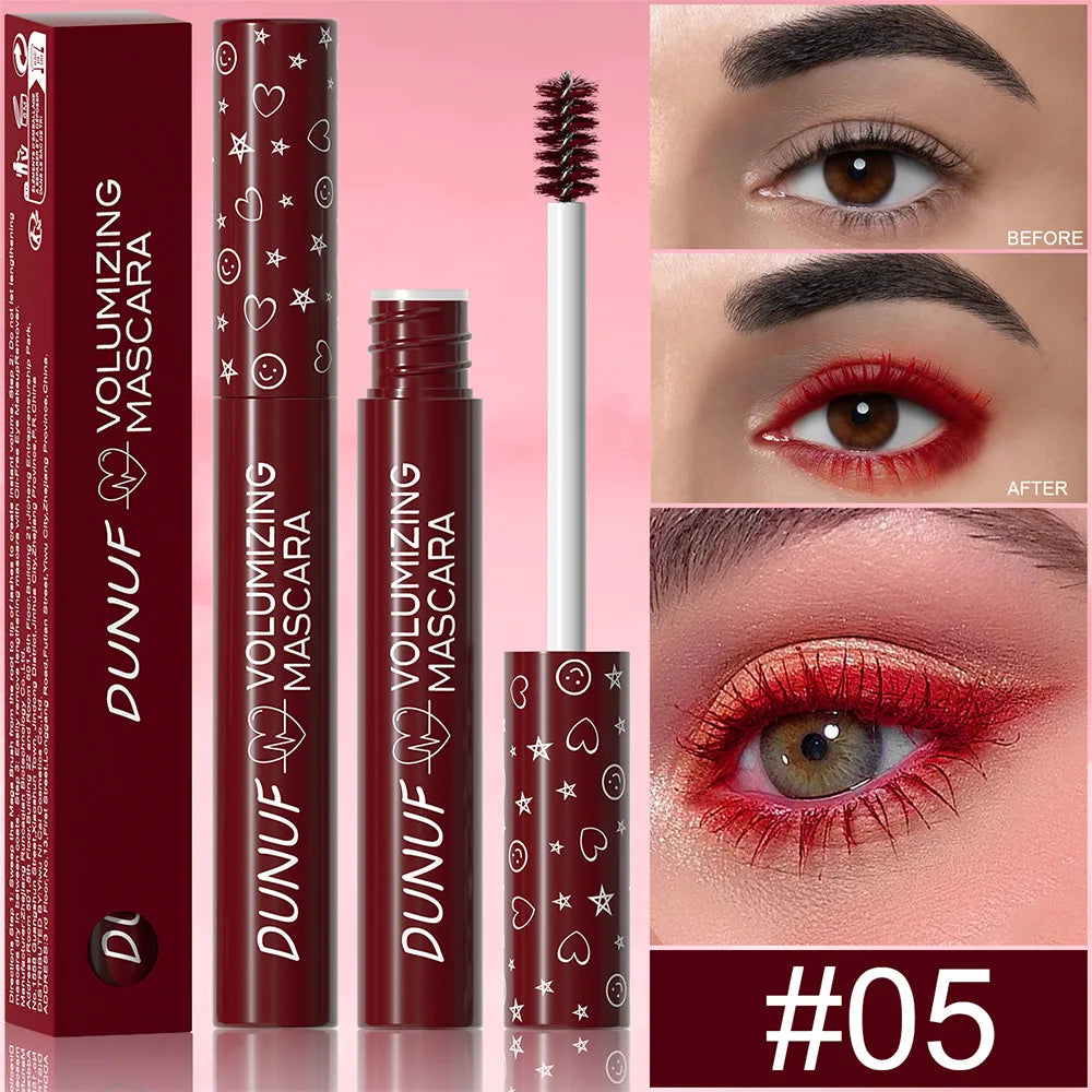 Colorful Curling Mascara Waterproof Fast Drying Eyelashes Extension Multicolor Lashes Makeup Lasting Waterproof White Mascara SS69