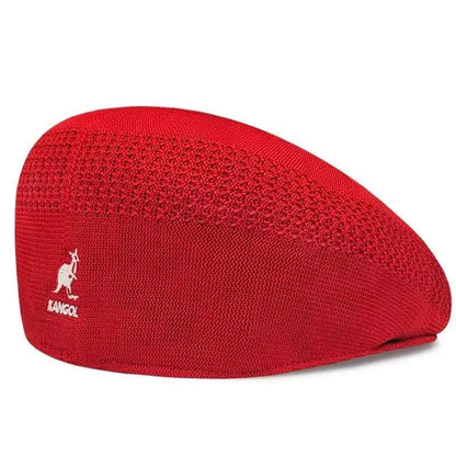 New Luxury Wool Beret Hat Women Men Four Seasons Knitted Thin Breathable Mesh Berets Cap Autumn Winter Beanie Stars Same Style