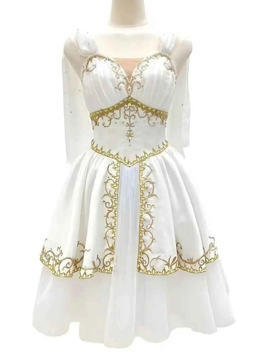 Romantic Ballet Long Tutu Custome Size Made Ballet Costumes Tutu the Awakening of Flora Tutu  Dawn Goddess Ballet Competition P