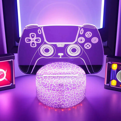 NEON GAMER 3D Lamp LED Night Light Gaming Setup RGB Children's Lamps Gamer Room Decoration Bedroom Table Lamp Personalized Gifts SS69