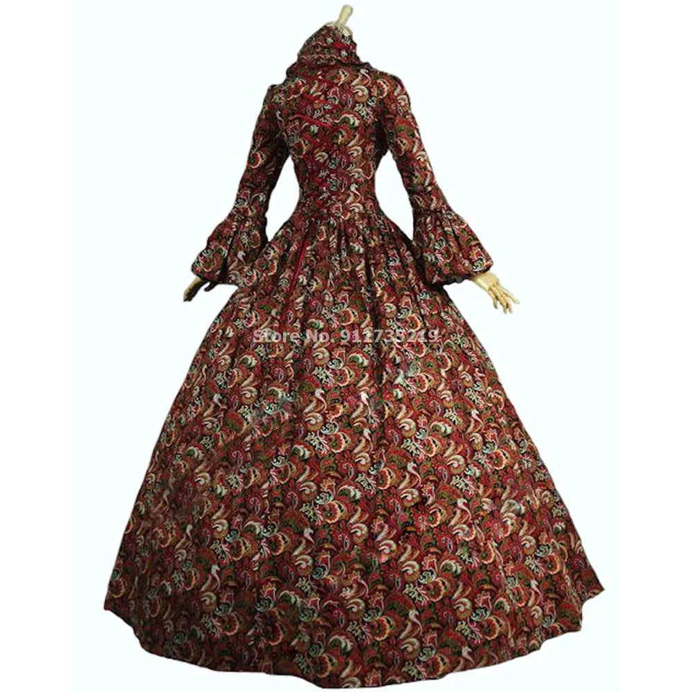 Victorian Masquerade Dresses for Women, Renaissance Dress, 18th Century, Baroque Rococo Marie Antoinette, Historical Clothing SS69