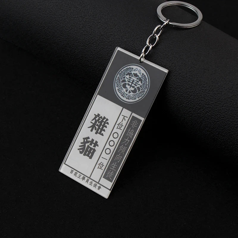 Kakegurui Acrylic Keychain Compulsive Gambler Yumeko Jabami Ryouta Suzui Mary Saotome Anime Cosplay Earrings Necklace Card SS69