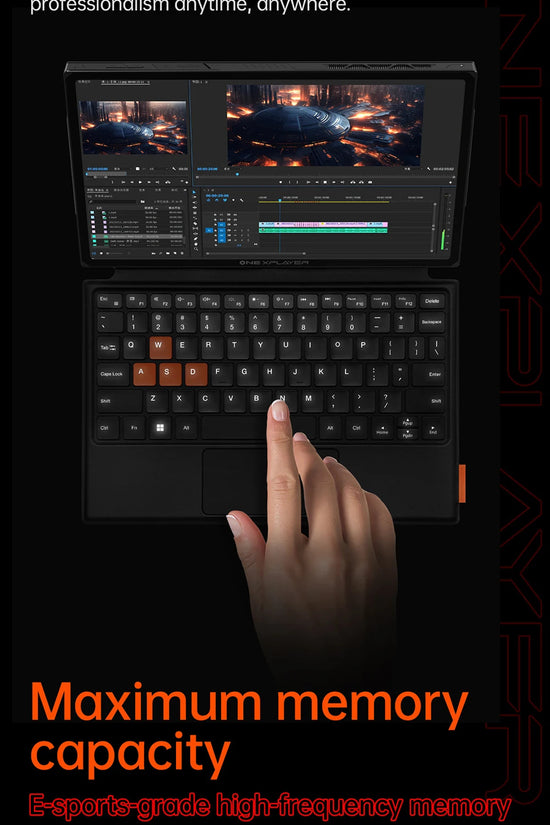 OneXPlayer X1 PRO AMD Ryzen AI 9 HX 370 /8840U PC Game Console 3 IN 1 Laptop Tablet 10.95 Inch 120 Hz AI CPU Computer Controller SS69