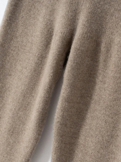 CHICUU Women 100% Cashmere Legging elasticity Slim Pants Autumn Winter Thick Basic Leggings Soft Warm Cashmere Knitwear SS69