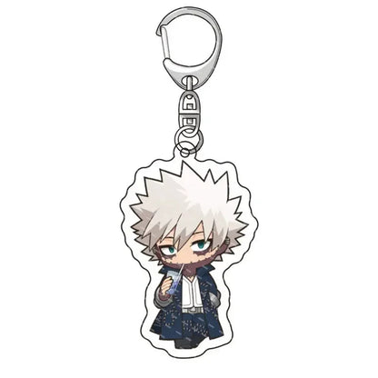 Fashion Anime College Keychain Cartoon Character Double Sided Acrylic Key Chain Fans Collection Jewlry Gift SS69