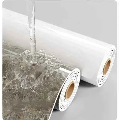 1 Roll Marble Thick Foam Bedroom Wallpaper Imitation Tile Self-Adhesive Bathroom Waterproof Wall Sticker Living Room Decoration
