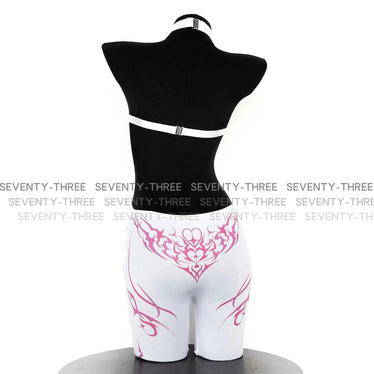 New Cyberpunk Cosplay Costume Women Sexy Printed Sleeveless Jumpsuit Mecha Agent Uniform Bodysuit Mechanical Mech Warrior Tights