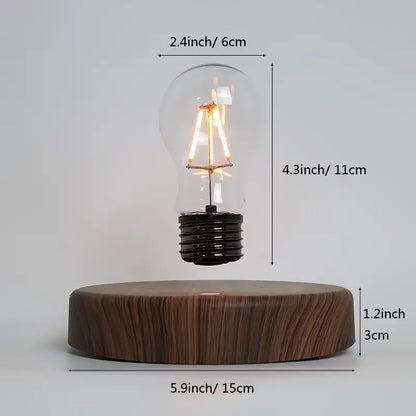 aiopp Magnetic Suspension LED Light Bulb for Bedroom and Office Decor