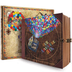 Our Adventure Book 146 Page DIY Handmade Photo Album Scrapbook Retro Kraft Album Anniversary Wedding Memory Mother's Day Gift SS69 23.69 Balloon / United States