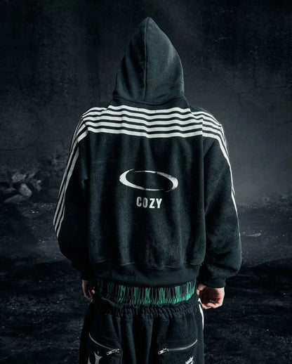 Winter Street Trendsetters Wear Long Sleeved Hoodies, Dark Gothic High Street Printed Clothes, Streetwear Oversized Sweatshirts SS69