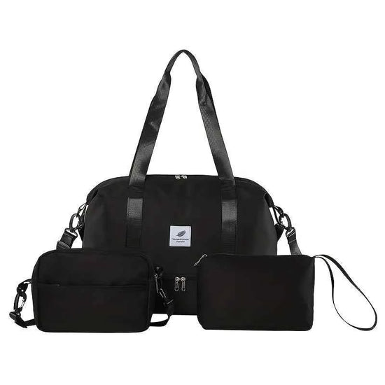 3PCS nylon travel bag set, large-capacity fashionable luggage bag, sports and fitness bag crossbody bag, suitable for daily use