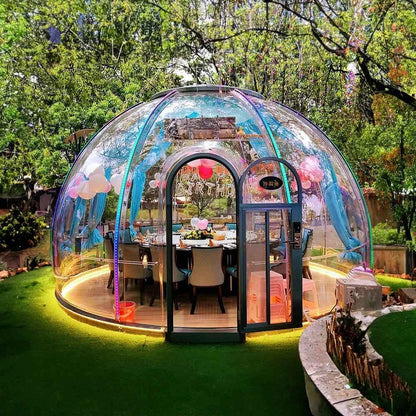 Outdoor Bubble Camping Transparent Starry Sky Dome Tent Igloo Tent Waterproof PC Dome Tent  5 years free warranty