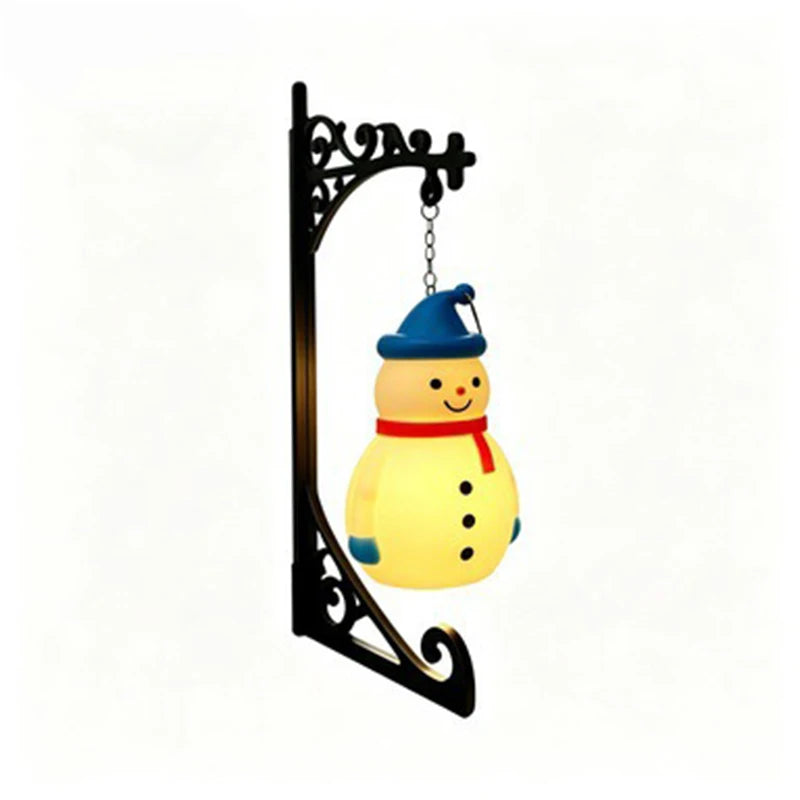 Novelty Hanging Animal Bookend Lamp Magic Owl Bird Metal Book End Stand With Glowing Hanging Ornament Light For Bookshelf Gift