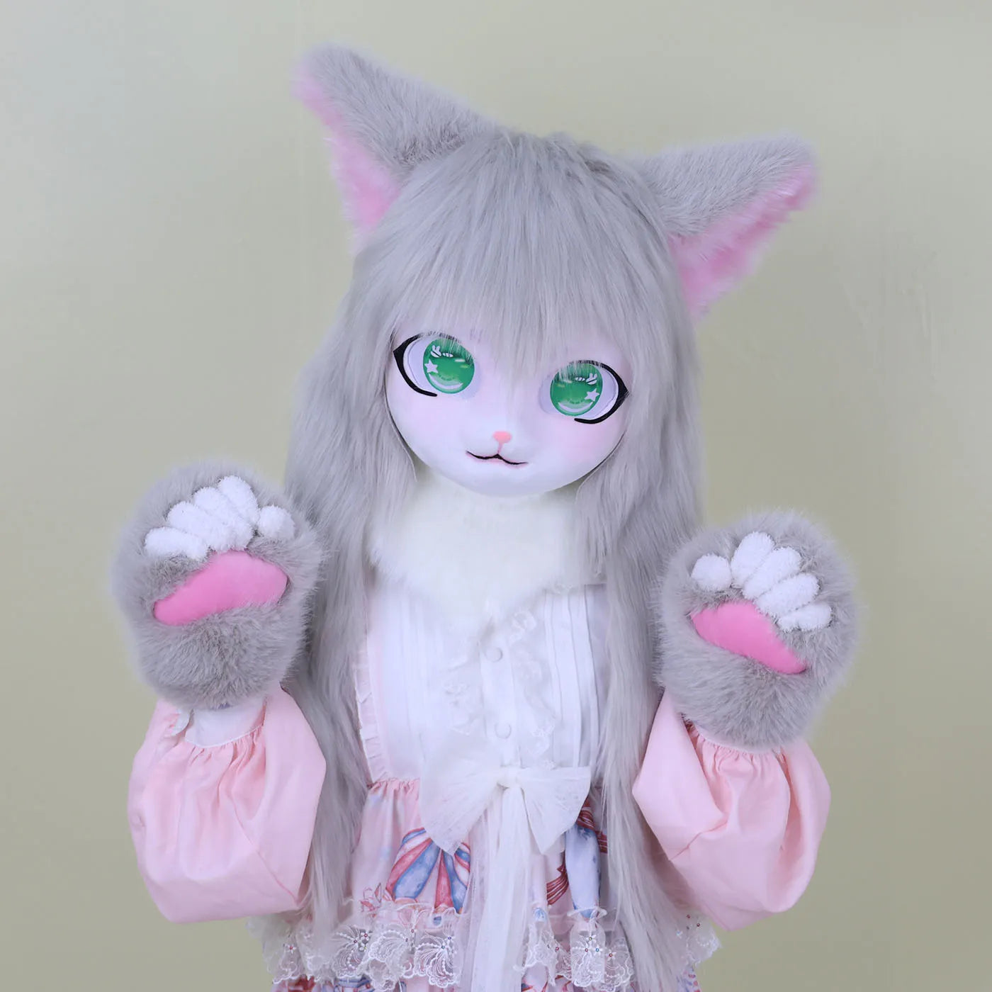 Furry Kigurumi Animal Cosplay Mask - Polyester Costume Head