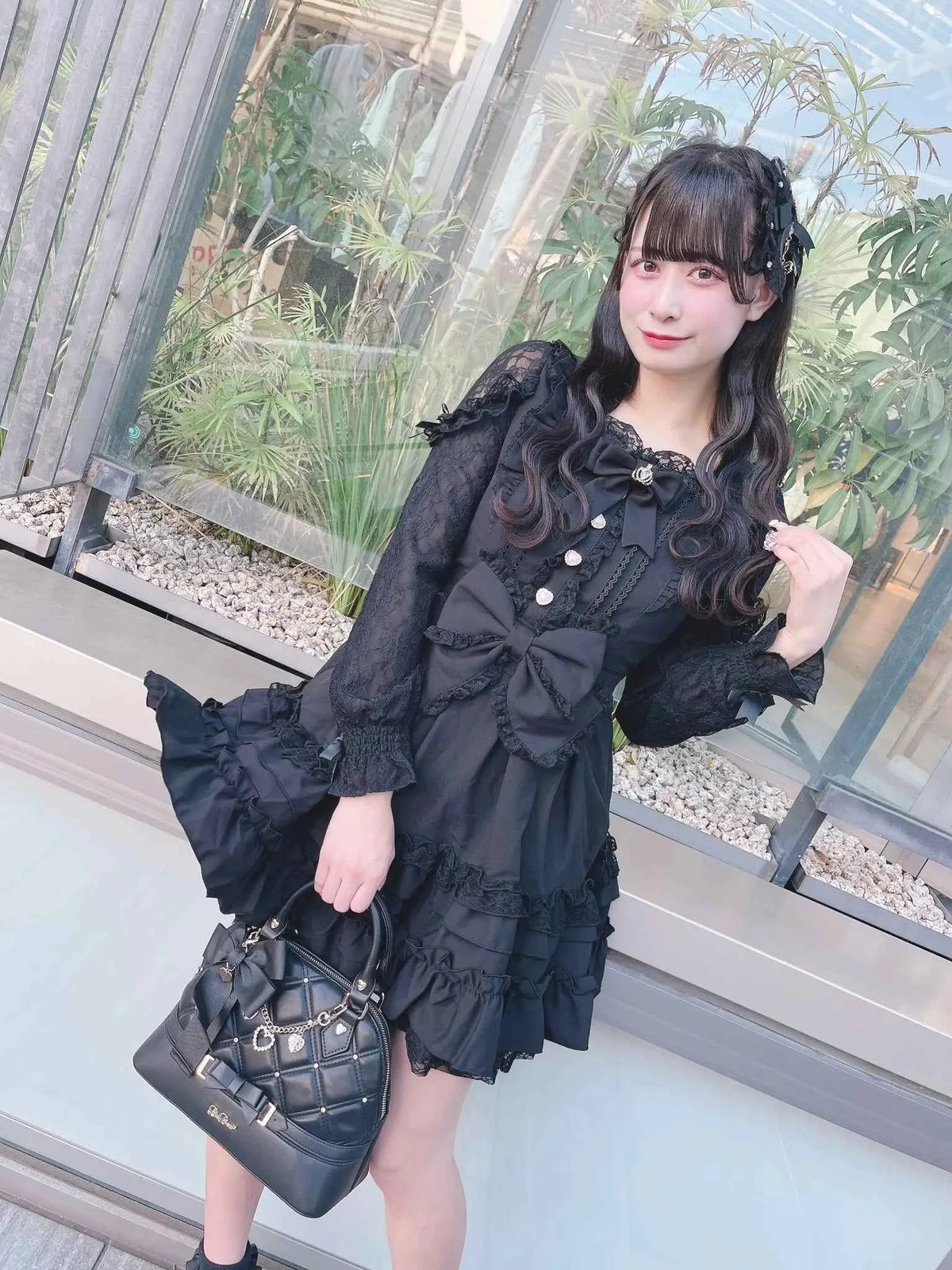 Japanese Liz Dresses Women Autumn New Girl's Sweet Cute Bud Mini Series Mass Production Angel Small Cake Dress Bow Lolita Dress