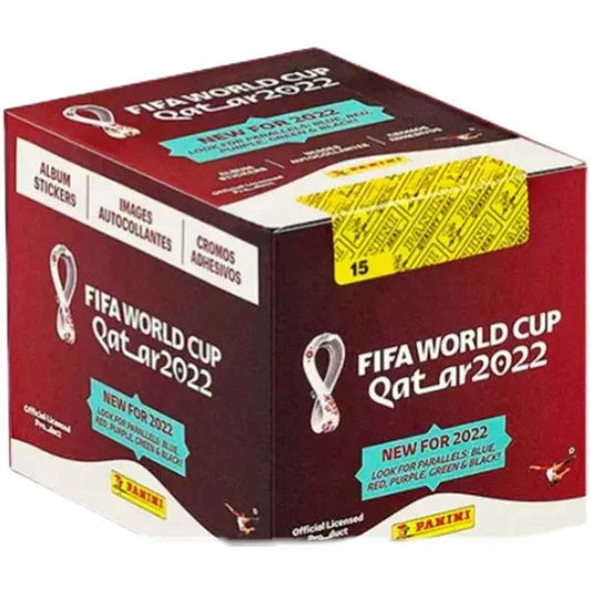 Panini Official FIFA World Cup Qatar 2022 Sticker Album Box, 50 Packets, Collect & Trade, Limited Edition
