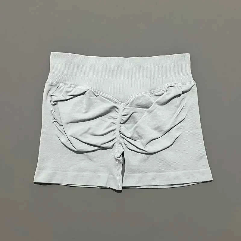 HISTELLO Impact Shorts 4.5" Women Fitness Sports Biker Shorts Low Waist Gym Short Workout Scrunch Butt Yoga Seamless Leggings