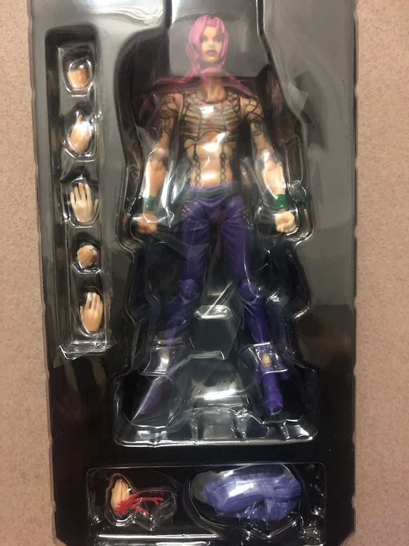 15cm Anime Jojo Bizarre Adventure Kujo Jotaro Dio Brando Diavolo Bruno Bucciarati Abbacchio Jolyne Cujoh Valentine Action Figure